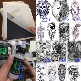 Set đồ Scan in hình xăm