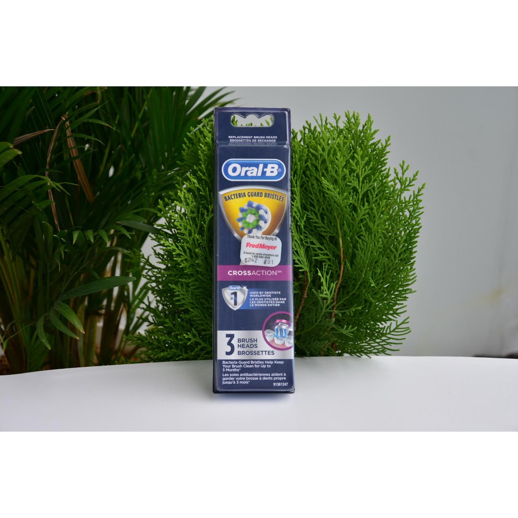 Set 3 đầu bàn chải điện thay thế Oral-B, cho tất cả các dòng bàn chải điện Oral-B | BigBuy360 - bigbuy360.vn