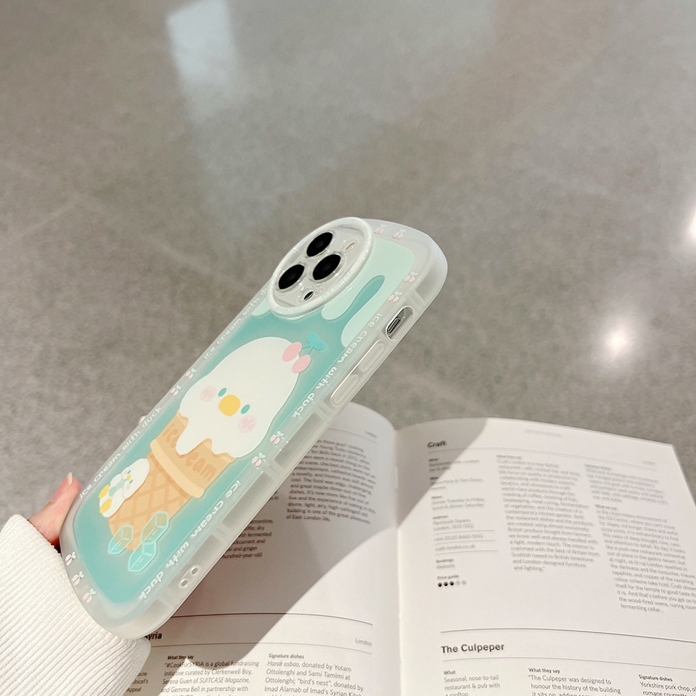 Ốp Điện Thoại TPU Silicone Hình Vịt Cho ốp iPhone 11 pro max X Xr Xs 7 8 14 Plus Se 2020 12 pro max 13