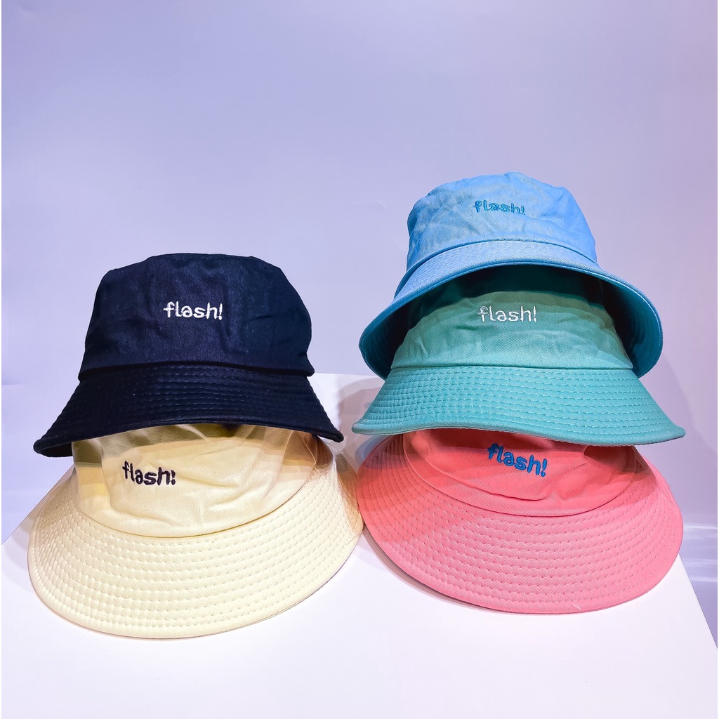 Mũ Bucket Trơn Nón Tai Bèo Vành Cụp Flash 420 Nhiều Màu Sắc Ulzzang