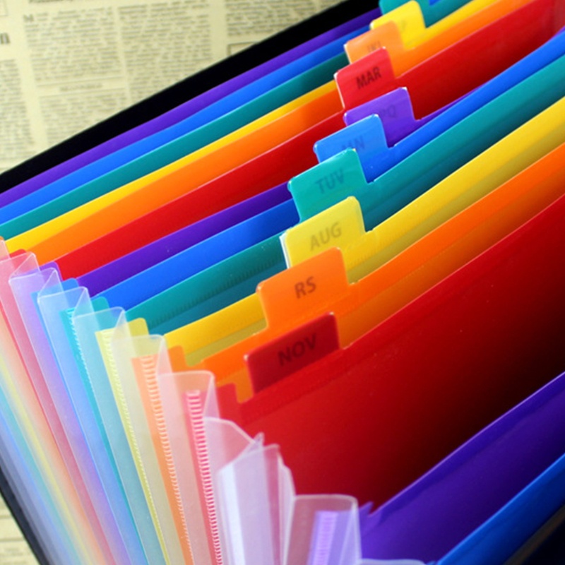 Túi Đựng Tài Liệu Khổ A4 48 Ngăn Chống Thấm Nước Tiện Dụng