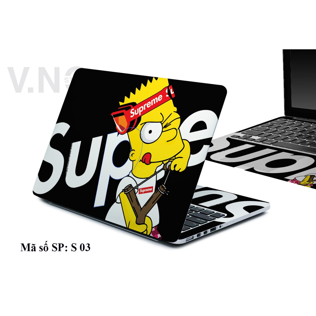 Miếng dán máy tính V.NO SKIN Simpson supreme cao cấp các dòng máy dell/asus/acer/lenovo/hp/macbook | BigBuy360 - bigbuy360.vn