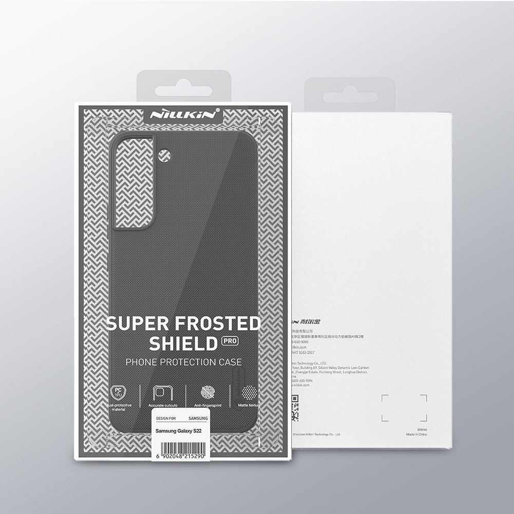 Ốp điện thoại NILLKIN Super Frosted Shield Pro siêu nhám chống sốc cho Samsung Galaxy S22