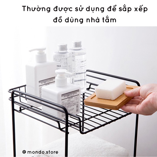 Kệ Sắt Nhà Tắm 2 Tầng Đa Năng