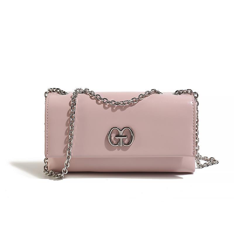 Túi Đeo Vai Dáng Vuông Nhỏ Phối Dây Xích Thời Trang Cao Cấp 2022 Cho Nữ