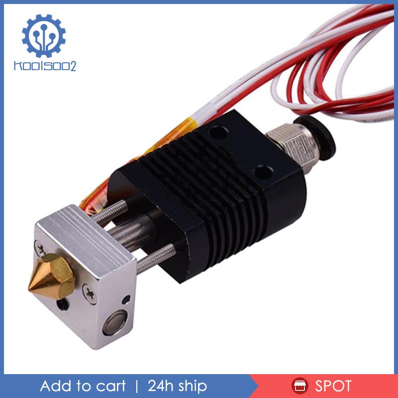 Bộ 2 Phụ Kiện Đầu Phun 0.4mm Vòi Phun 24V 40W Bằng Nhôm Cho Anet ET4