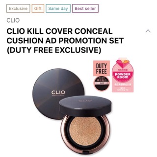 Set phấn nước Clio Kill Cover Conceal Cushion