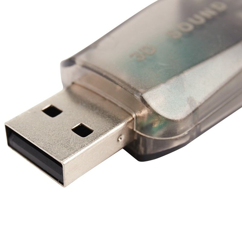 Usb Chuyển Đổi Thẻ Âm Thanh Ngoài Với Giắc Cắm Tai Nghe Và Micro Cho Usb