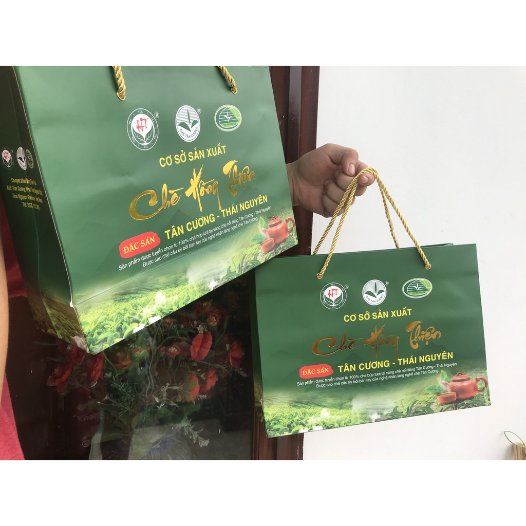 TÚI XÁCH ĐỰNG CHÈ BIẾU TẾT- ĐỰNG CHÈ THÁI NGUYÊN 1KG