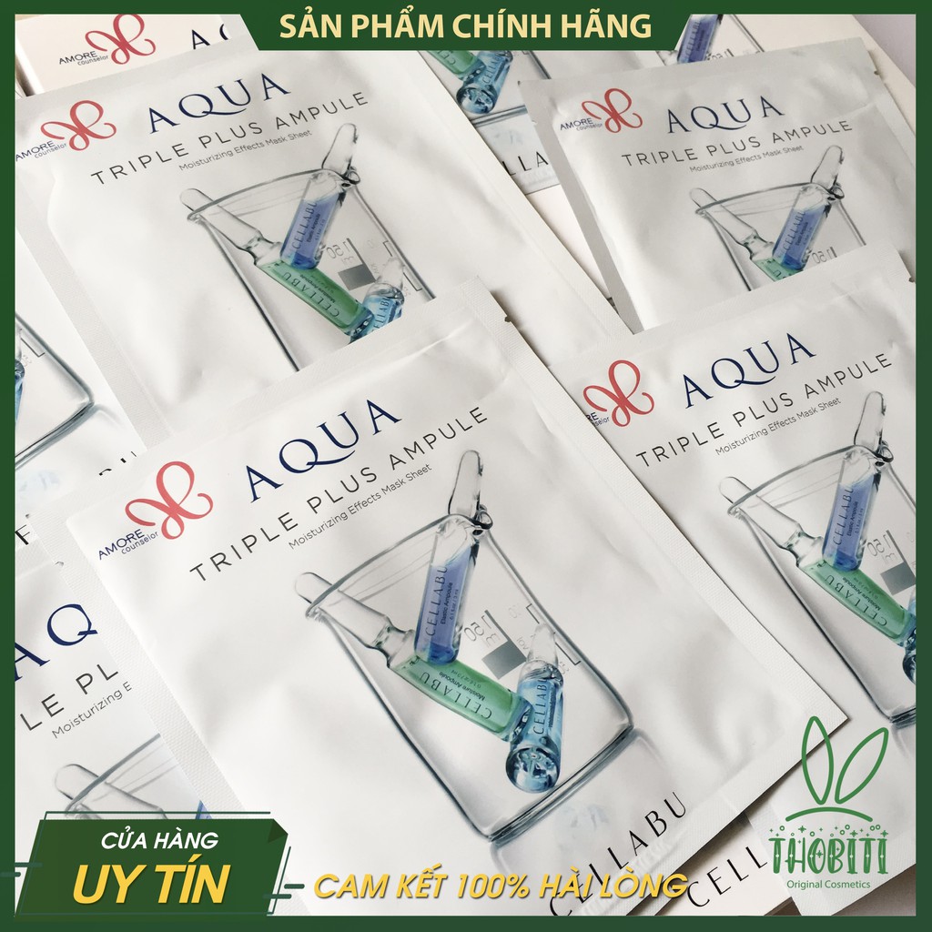 MẶT NẠ AQUA DƯỠNG TRẮNG AMOREPACIFIC TRIPLE PLUS AMPULE CELLABU