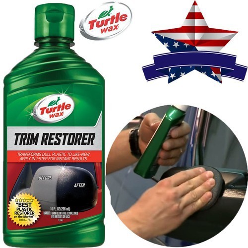 Dung dịch phục hồi nhựa đen - nhựa nhám không sơn Best Plastic Trim Restorer Turtle Wax  296ml