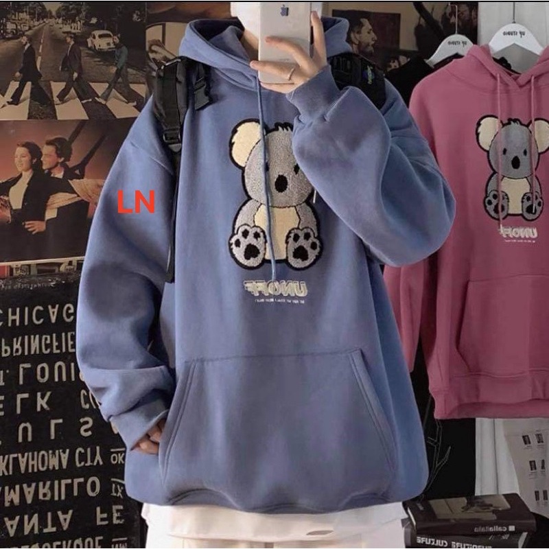 Áo hoodie gấu UNO TH6