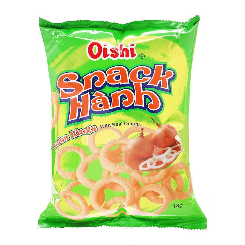 Snack hành Oishi  Rings gói 42gr