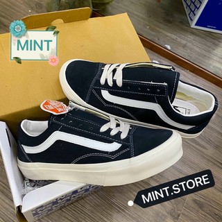 (Video cận cảnh) Giày thể thao sneaker vault old đen trắng