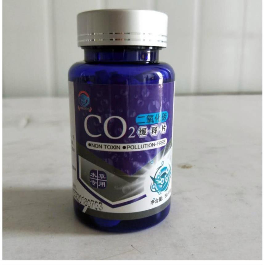 Viên sủi Co2 hộp 60v 45g- Co2 dạng viên sủi cho hồ thủy sinh