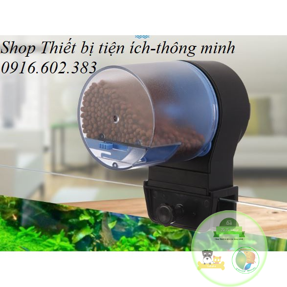 Máy cho Cá ăn tự động cỡ lớn tặng kèm Pin