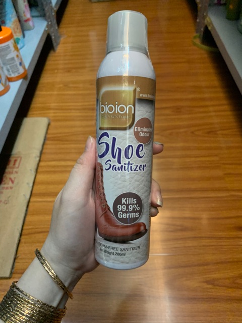 Chai Xịt Khử Mùi & Vi Khuẩn Cho Giày Bioion Shoe Pray 280ML- 2201746