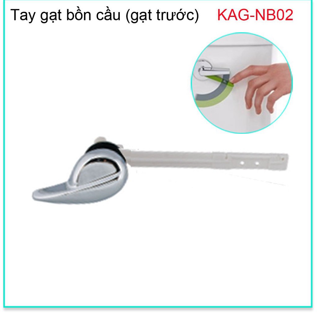 Tay gạt bồn cầu, dành cho các loại bồn cầu có tay gạt phía trước