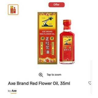 [ Hàng Singapore] Dầu nóng AXE hàng chuẩn Singapore 35ml