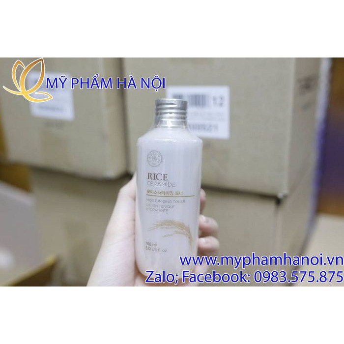 NƯỚC HOA HỒNG GẠO RICE CERAMIDE MOISTURE TONER THE FACE SHOP