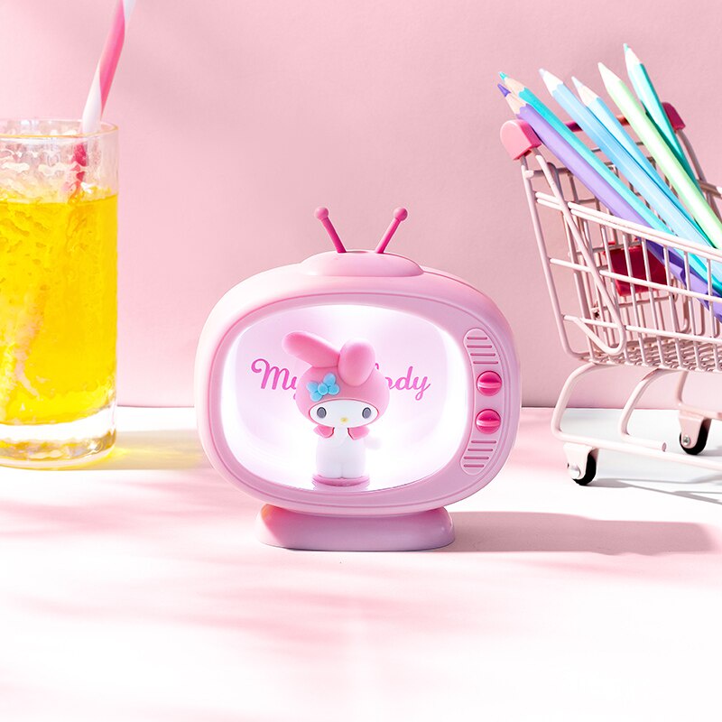 Sanrio đèn ngủ để bàn hình tv cinnamoroll mini dễ thương cho bé gái