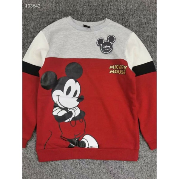 Áo nỉ mickey dư xịn 7/8-14/15 tuổi