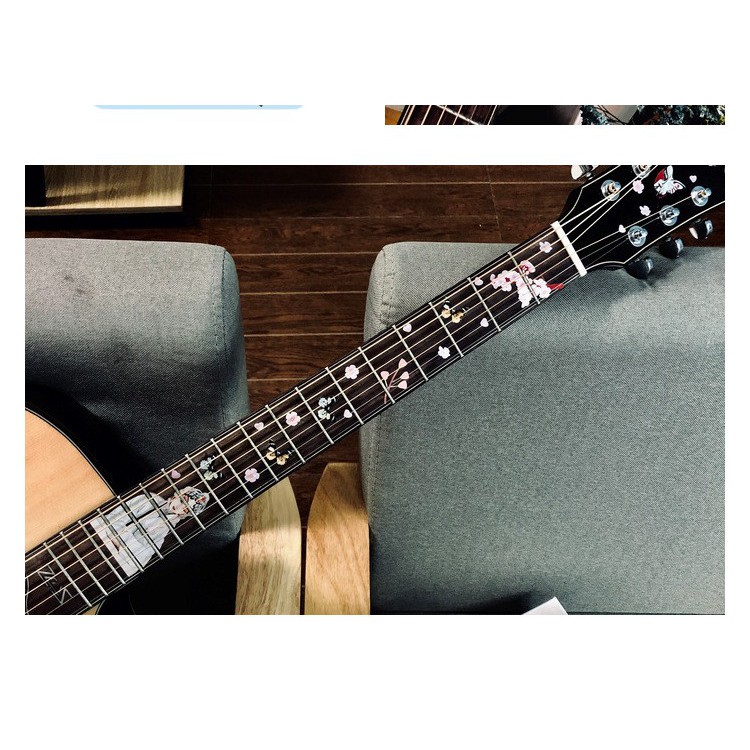Sticker dán đàn guitar + ukulele