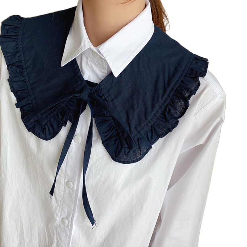 Áo Choàng Cổ Bẻ Cột Dây Có Thể Tháo Rời Màu Sắc Trơn Kiểu Hàn Quốc Cho Nữ