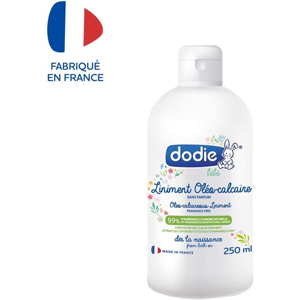 (Mẫu mới)Kem thay tã bỉm ngừa hăm hữu cơ Dodie Liniment 400ml chuẩn Pháp