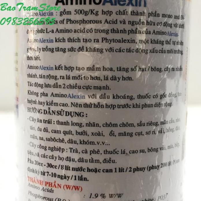 Phân bón lá hữu cơ cao cấp bổ sung đa vi lượng Amino Alexin chai 100ml