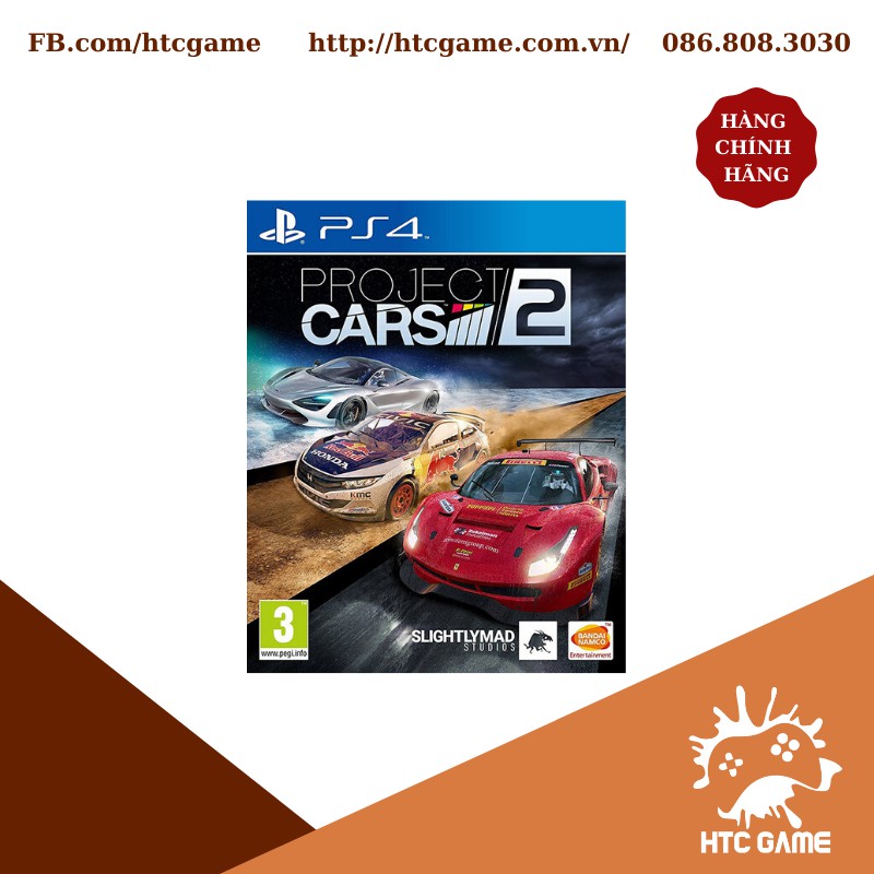 Đĩa game Project Cars 2 dành cho máy PS4