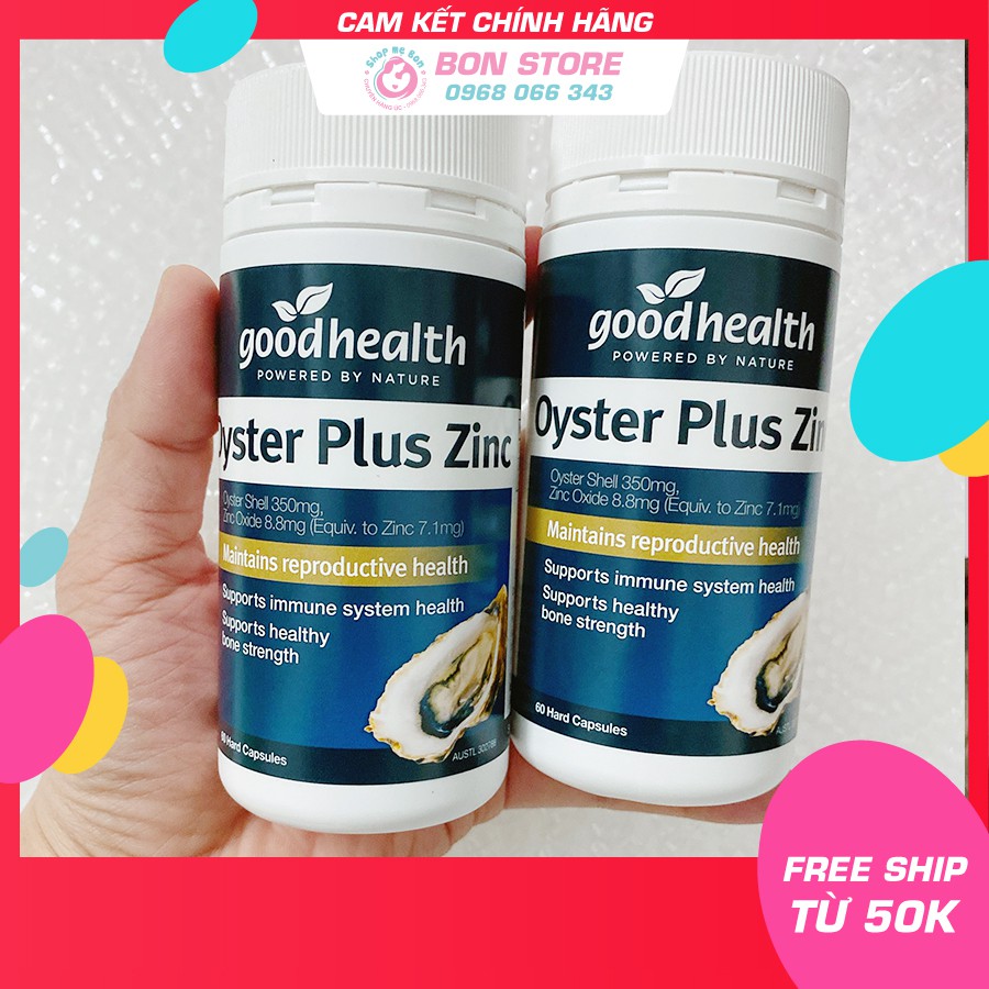 [Chính Hãng] Tinh chất hàu Goodhealth Oyster Plus (60 viên)