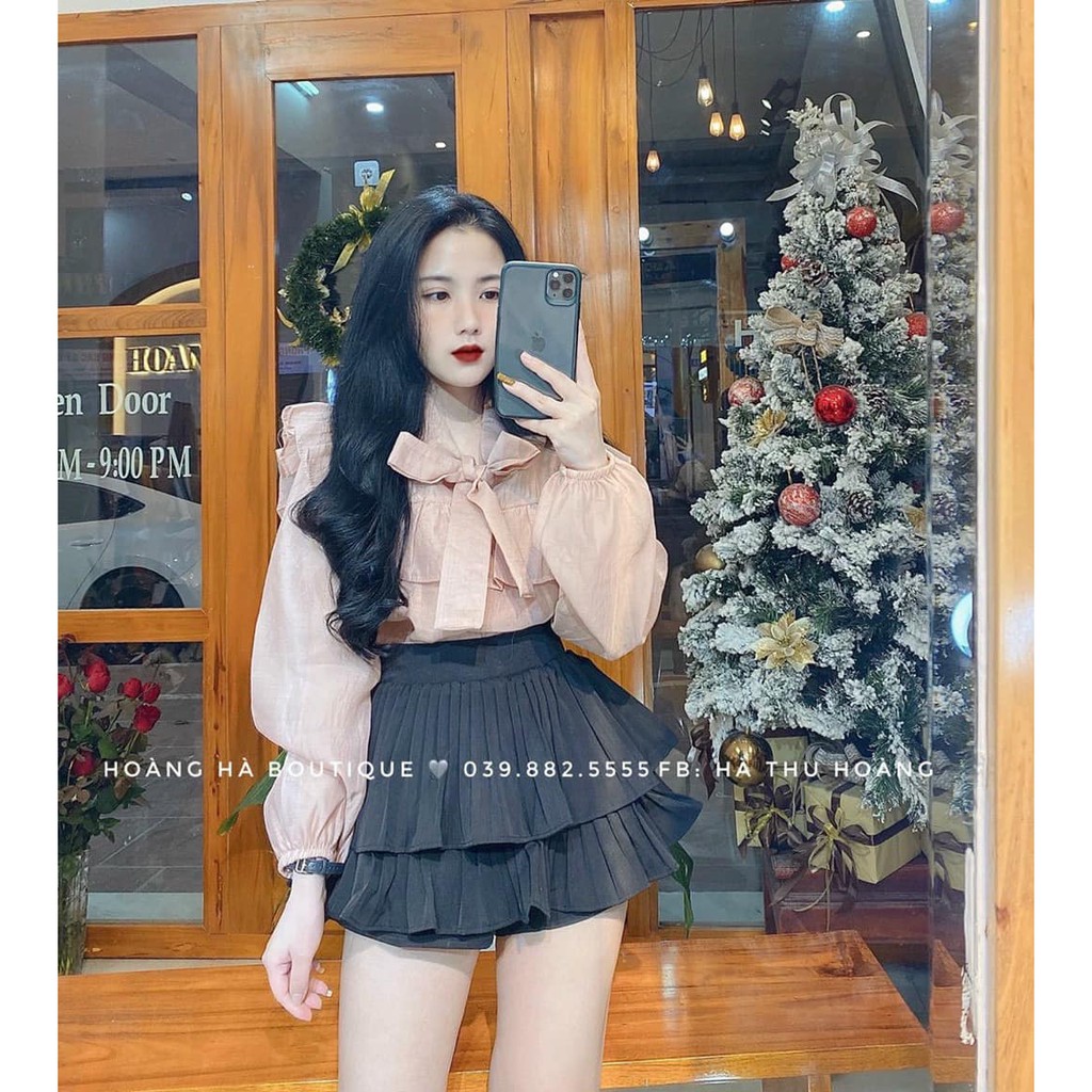 Áo tơ cổ Bèo xinh xắn (kèm ảnh thật,video) | BigBuy360 - bigbuy360.vn