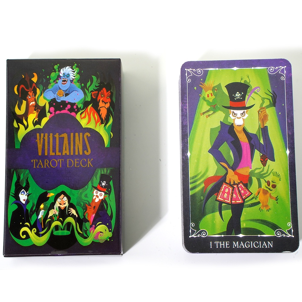 Bộ bài Tarot Villains Tiên tri bói toán bói toán