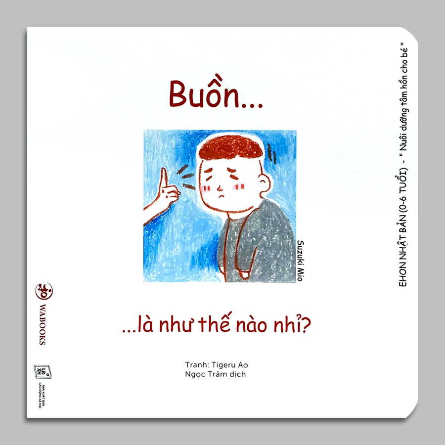 Sách Ehon - Combo 4 Cuốn Cảm xúc - Ehon Nhật Bản dành cho bé từ 0 - 6 tuổi (Combo 4q + lẻ tùy chọn)