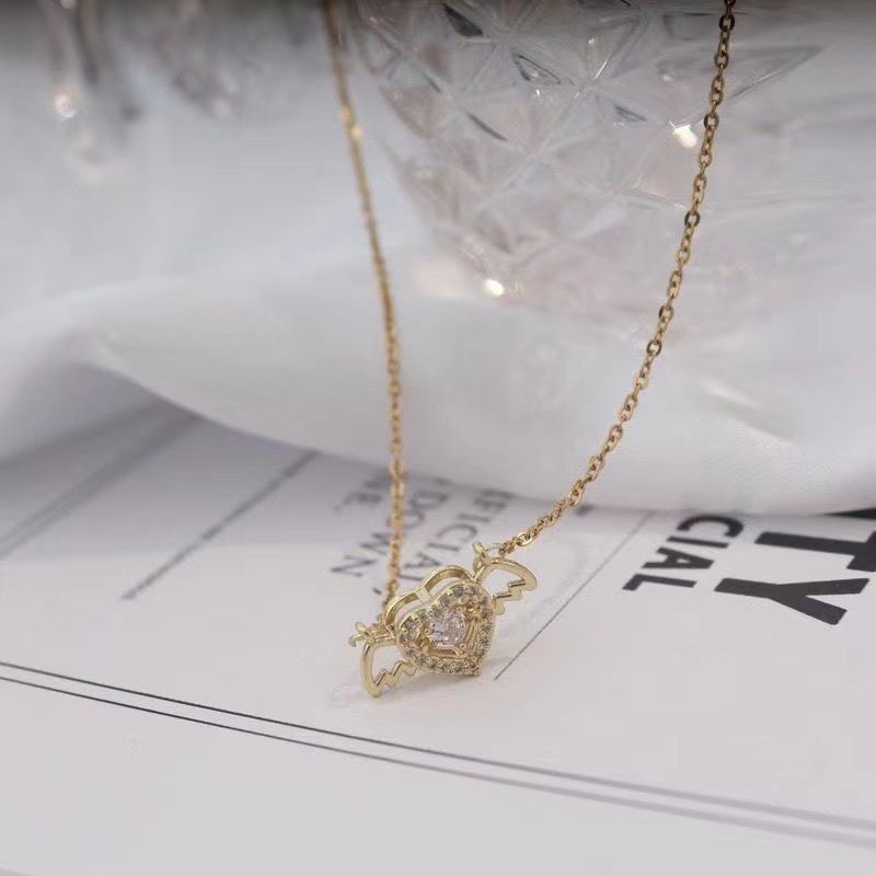 Vòng cổ Mặt Hình Đôi Cánh Thiên Thần Thời Trang Mới 2022