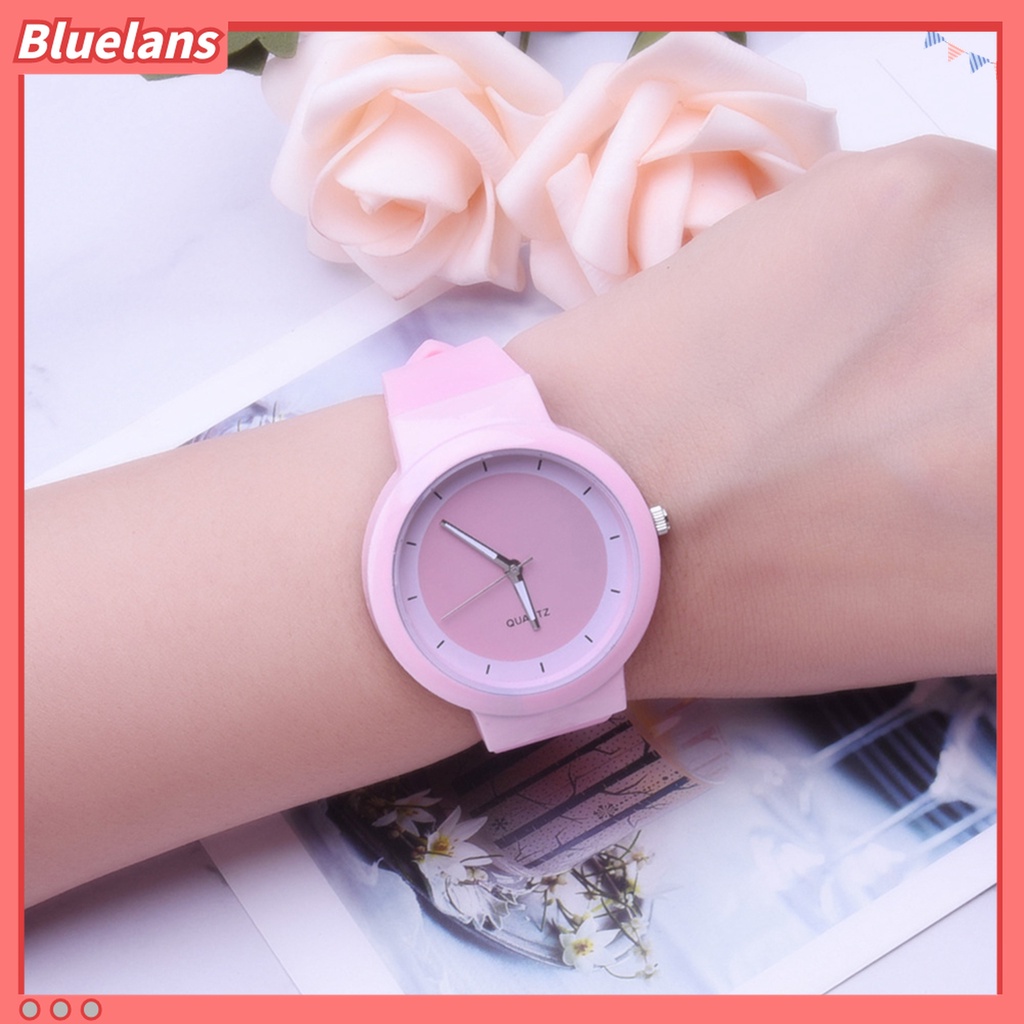 Đồng Hồ Analog Máy Quartz Mặt Tròn Bằng Hợp Kim 48h Cho Bạn Gái