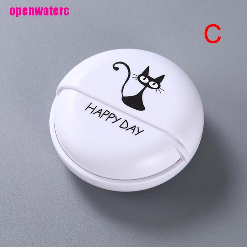 Hộp Đựng Dây Cáp Tai Nghe Hình Tròn Dễ Thương