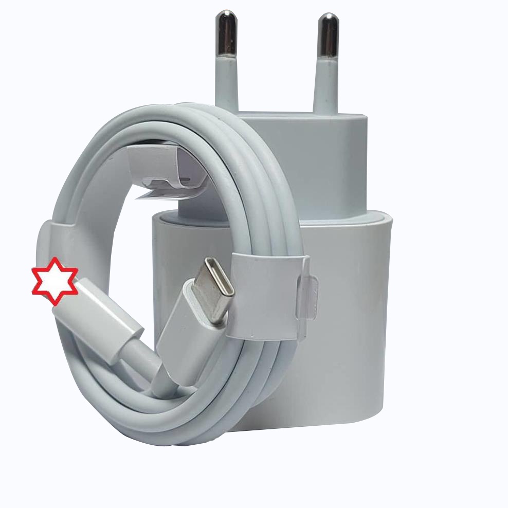 Bộ Củ Cáp Sạc Nhanh PD 20w loại tốt Cho 7/8/X/11/12/13. Cáp TypeC to 20w
