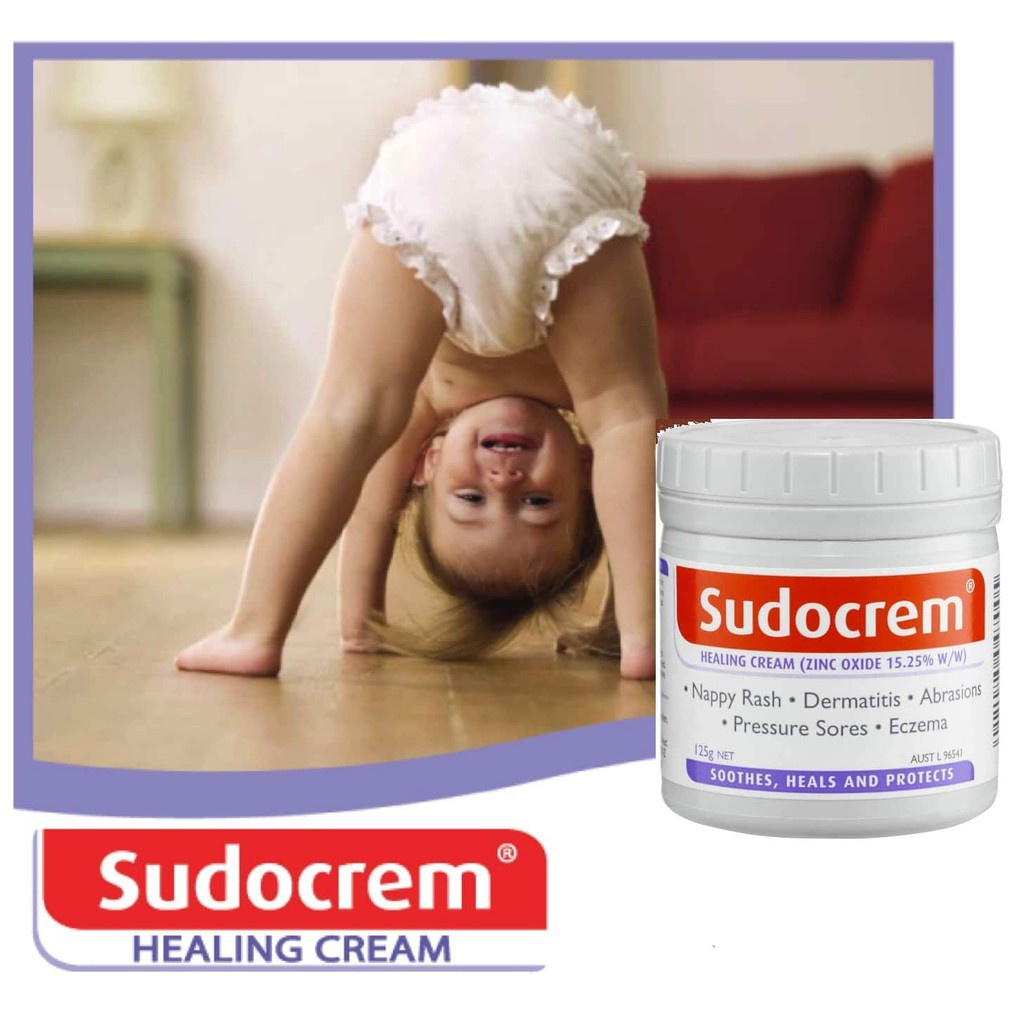 Kem hăm Sudocrem Baby Cream- Hỗ trợ chống hăm (Hộp 60g)