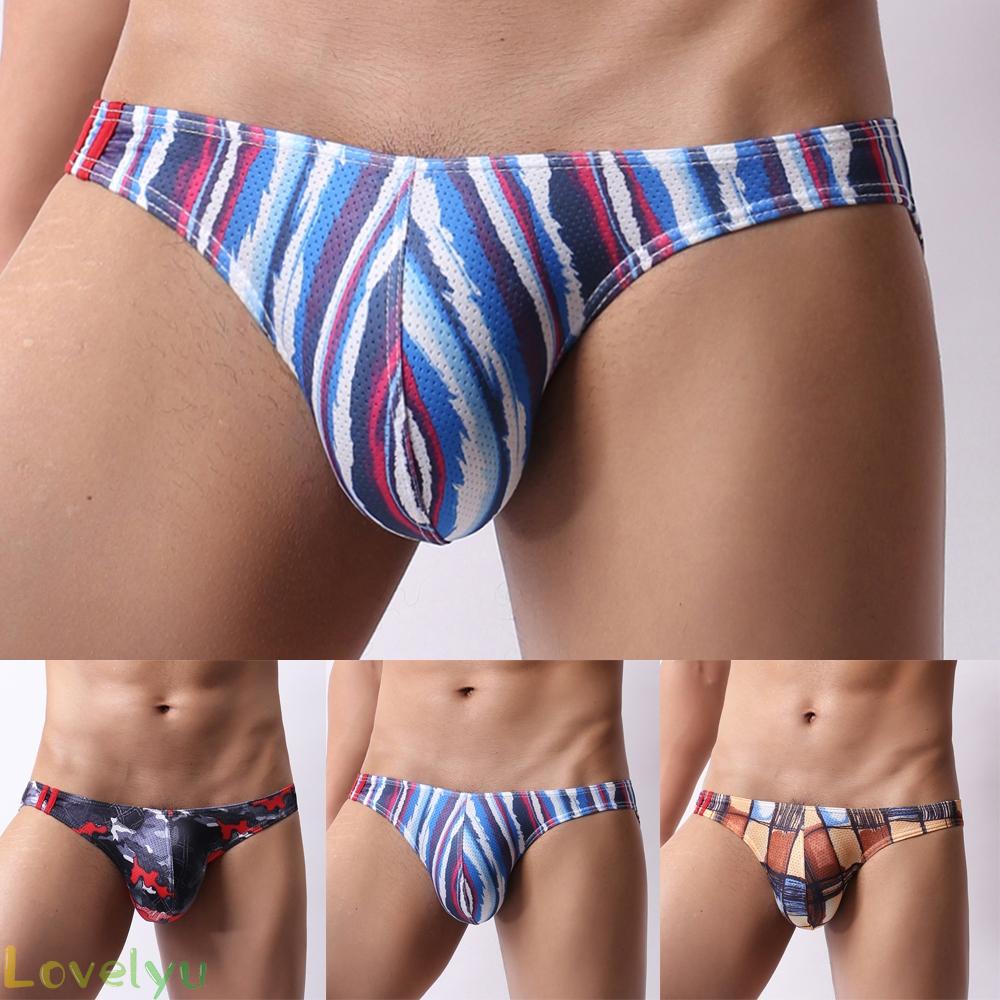 【LOVELYU】Underwear Swimwear Ultra-thin Underpants Bikini Breathable Bulge Pouch【Good Quality】