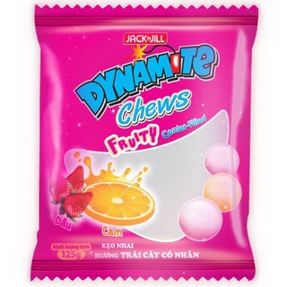 Kẹo Nhai Dynamite Chews Hương Trái Cây 125G