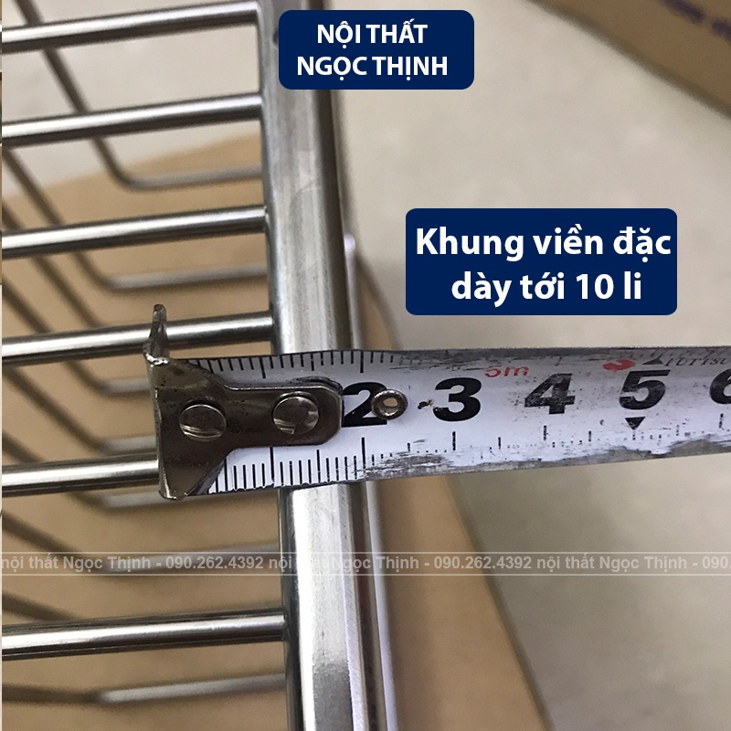 [LOẠI 1 - INOX ĐẶC DÀY] Kệ Rổ Đa Năng Inox 304 Cao Cấp RT-1 phôi inox nhập khẩu Nhật siêu bền không gỉ sét