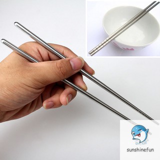 Đôi đũa bằng thép không gỉ chống trượt tiện lợi