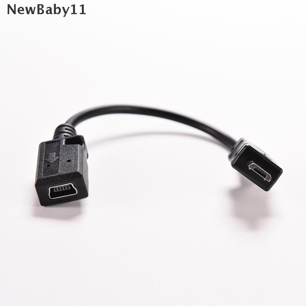 (Hàng bán chạy) Cáp sạc đồng bộ dữ liệu Micro USB đực sang Mini USB cái {bigsale}