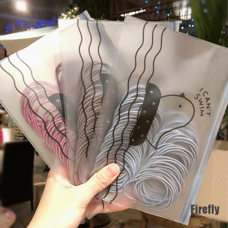 50 Dây thun cột tóc co giãn cho các bạn nữ bé gái