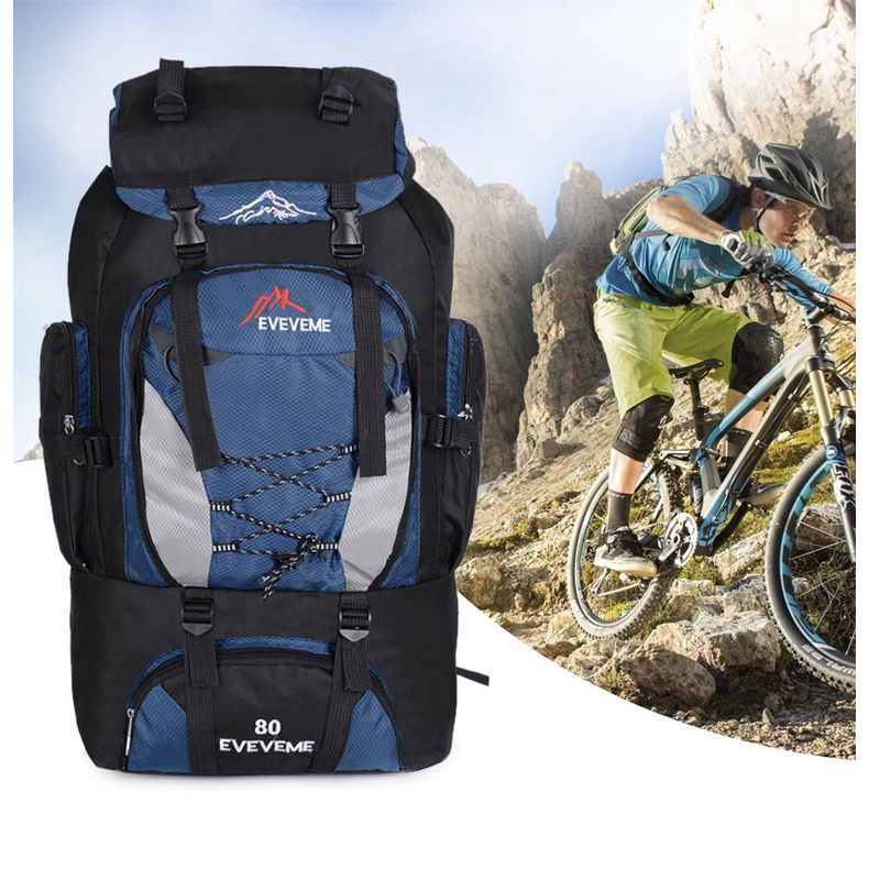 Ba Lô Chống Thấm Nước Dung Tích 80L Dành Cho Nam