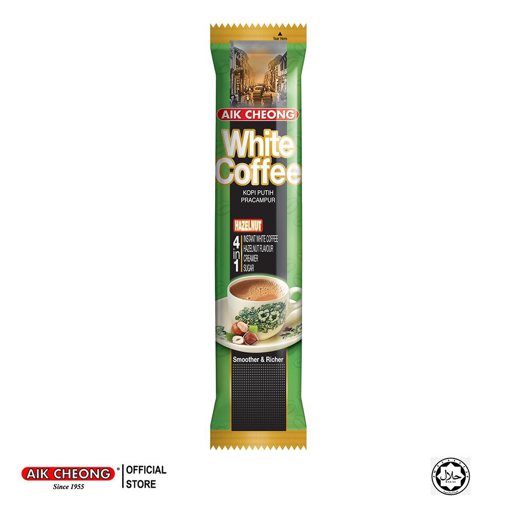 [Chính hãng] ✅ Cà Phê Trắng Hạt Phỉ 4 Trong 1 Aik Cheong (15 Gói x 40g)- nhập khẩu từ Malaysia | BigBuy360 - bigbuy360.vn