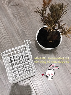 Rổ vuông mini đựng đồ, giỏ treo xe đẩy đựng đồ