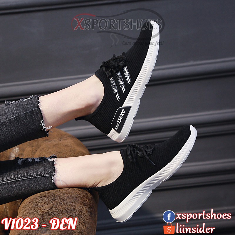 [THANH LÝ] Giày thể thao nữ 3 vạch seo TSEXO - Giày sneaker thời trang vải thoáng khí giá rẻ V1023 | BigBuy360 - bigbuy360.vn